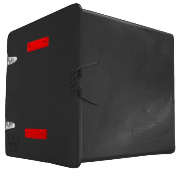 CAJA DELIVERY SUPER C/UN ESTANTE NEGRA
