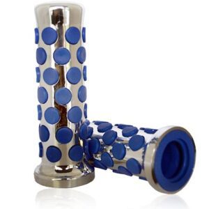PUÑOS CROMADO AZUL VC (JGO)